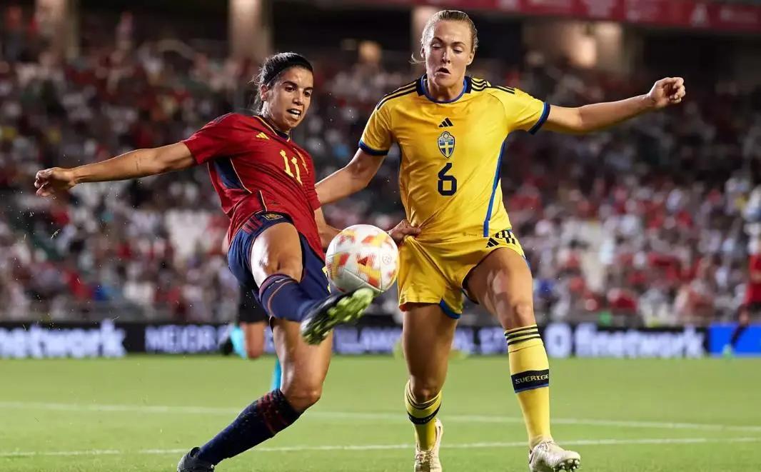 -瑞典女足明星在本场比赛表现抢眼